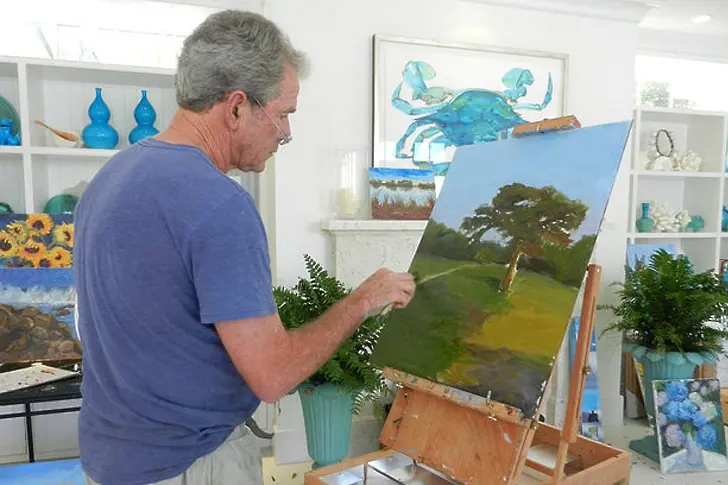 Джордж Буш открива изложба. Своя!