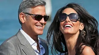 Джордж Клуни обяви прием, оказа се сватба (снимки)