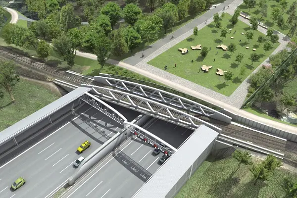 В Хамбург строят паркове върху магистрали