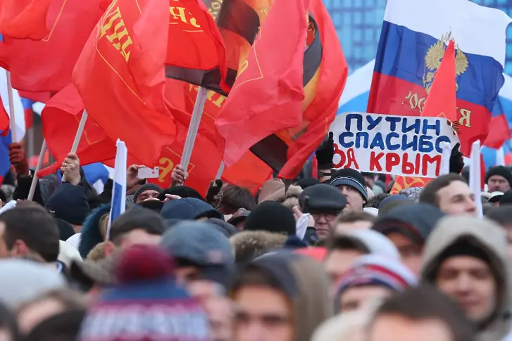 Руското чудо - Путин е на върха на популярността в разгара на кризата