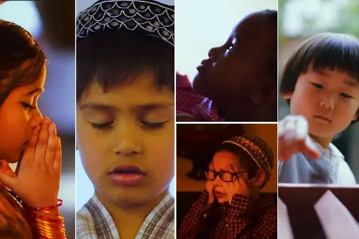 Как се молят 5 деца на 5-годишна възраст от 5 различни религии (видео)