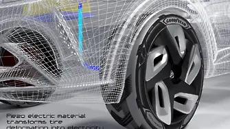 Иновация: Гумите на колата генерират ток