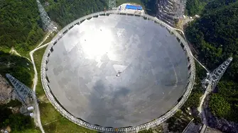 Китай завърши най-големия радиотелескоп в света