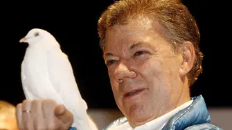 Президентът нобелист на Колумбия - властимащ по рождение