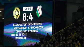 Нощ на рекорди в Шампионската лига, 12 гола паднаха в един мач