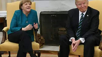 Тръмп отказа да се ръкува с Меркел (ВИДЕО)