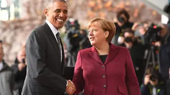Меркел – грандиозно шоу с Обама, трудна среща с Тръмп