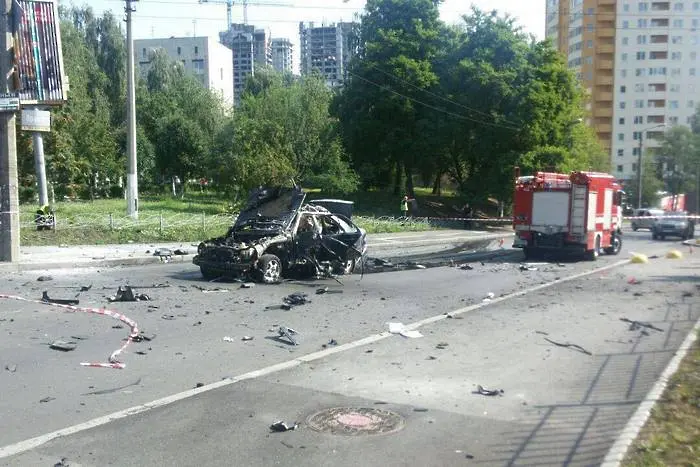 Кола бомба уби шеф на командоси в Киев (ВИДЕО)