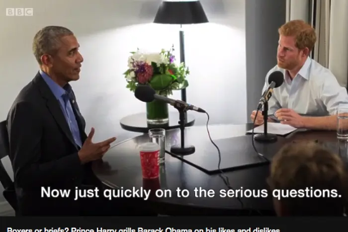 Обама в интервю за принц Хари: Безотговорността в социалните мрежи е опасна