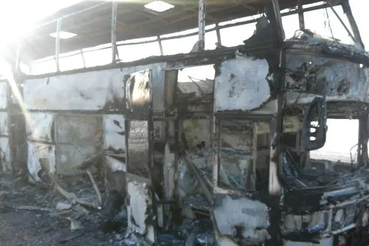 52 души изгоряха в автобус в Казахстан (ВИДЕО)