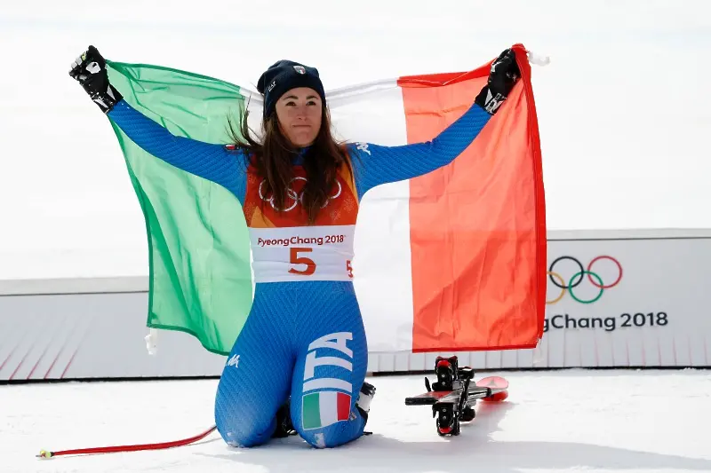 Италианска титла в женското спускане, Линдзи Вон остана само с бронз