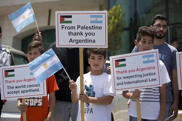 Аржентина отказа мач с Израел, Палестина благодари