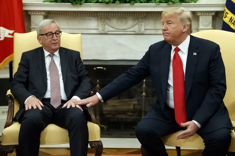 Юнкер към Тръмп: ЕС и САЩ са приятели, не врагове