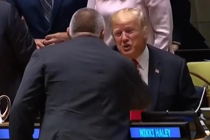 Борисов се ръкува с Тръмп в Ню Йорк (СНИМКИ)