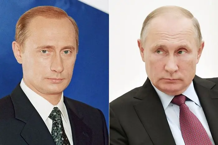 Вижте как се промени Путин, откакто е президент (СНИМКИ)