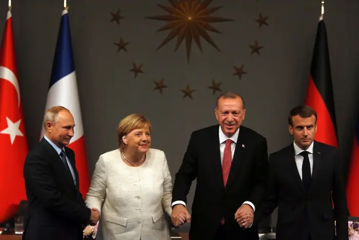 Меркел, Путин, Ердоган и Макрон за мирно разрешаване на конфликта в Сирия