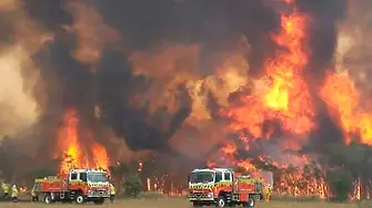 Новогодишен ужас в Австралия: десетки хиляди в капан от огън (СНИМКИ)
