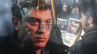 15 хиляди души на поход в Москва в памет на Борис Немцов