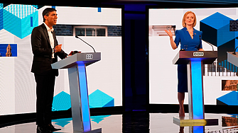 Лиз Тръс води с 22% пред Риши Сунак в надпреварата за следващ британски премиер