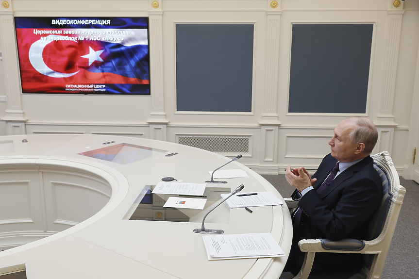 Путин и Ердоган откриха АЕЦ 
