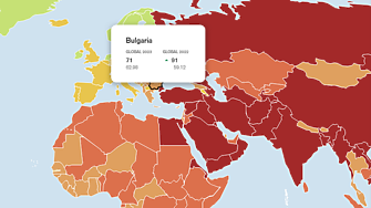 България се качва с 20 места в годишната класация на 