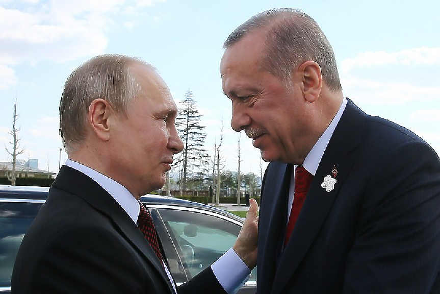 Ердоган се среща с Путин в Сочи (ВИДЕО)