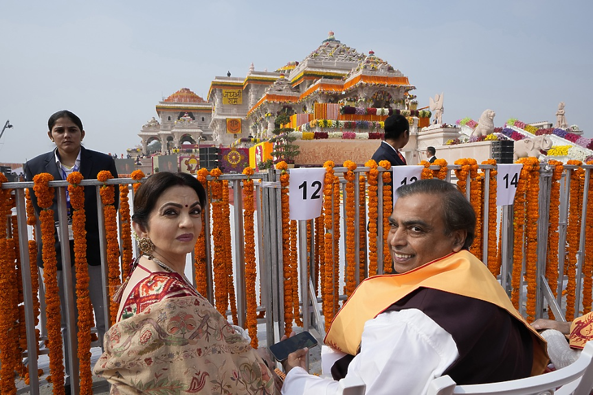 Свръхбогатите по света се стягат за сватбата на годината в Индия