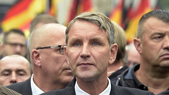 Лидерът на "Алтернатива за Германия" Бьорн Хьоке на съд от днес
