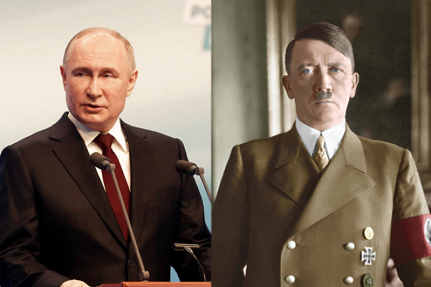 Zа Русия беZ любов и омраZа*. Путин и Украйна. Хитлер и Чехословакия