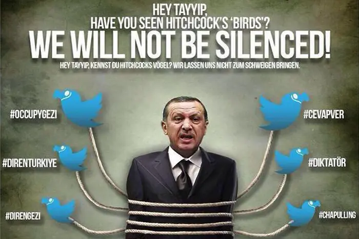 Турците в Twitter се заканват на Ердоган