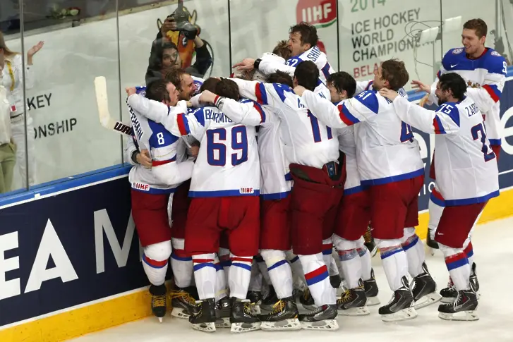 Русия стана шампион по хокей пред Путин и Лукашенко