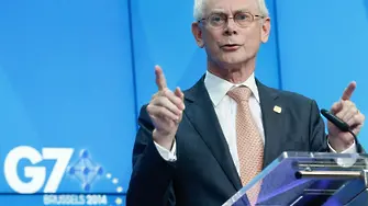 Ван Ромпьой: Връщането на Русия в Г-7 не е на дневен ред (обновена)
