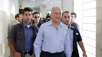 За първи път - израелски премиер осъден на затвор