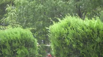 Дъждът: верижна катастрофа в Пловдивско, дърво смачка кола във Видин (обновена)
