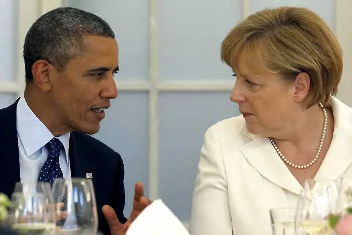 Обама и Меркел бистрят насаме Украйна