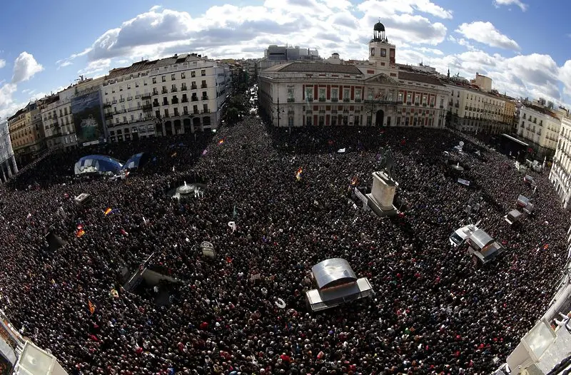 Марш на промяната в Мадрид (снимки)