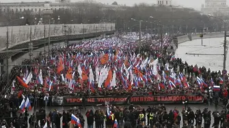 Арестуваха украински депутат на марша за Немцов в Москва