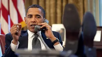 Обама свири сбор по телефона