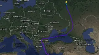 Руски самолет все пак е прелетял над България. Превозвал дипломати
