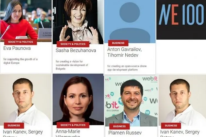 Седем българи в топ 100 на иновационните лидери на Нова Европа