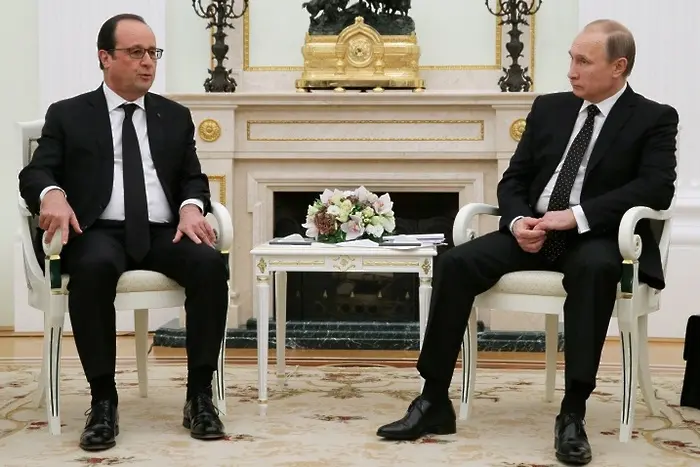 Путин: Париж и Москва заедно срещу тероризма