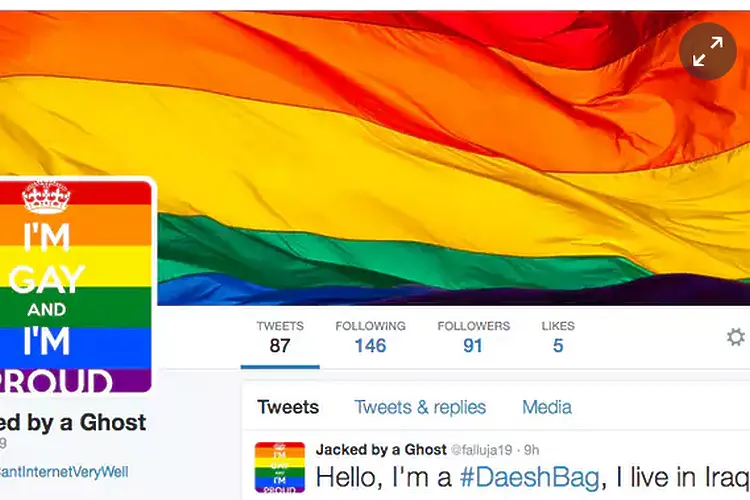 Туитър профили на джихадисти осъмнаха в цветовете на дъгата