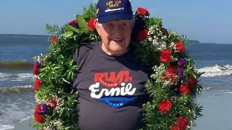 Ветеран от Втората световна война прекоси САЩ тичайки