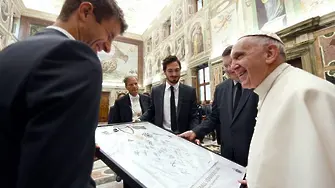 Папата прие световните шампиони