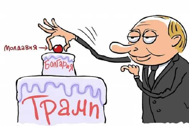 България е под черешката на тортата на Путин (КАРИКАТУРА)