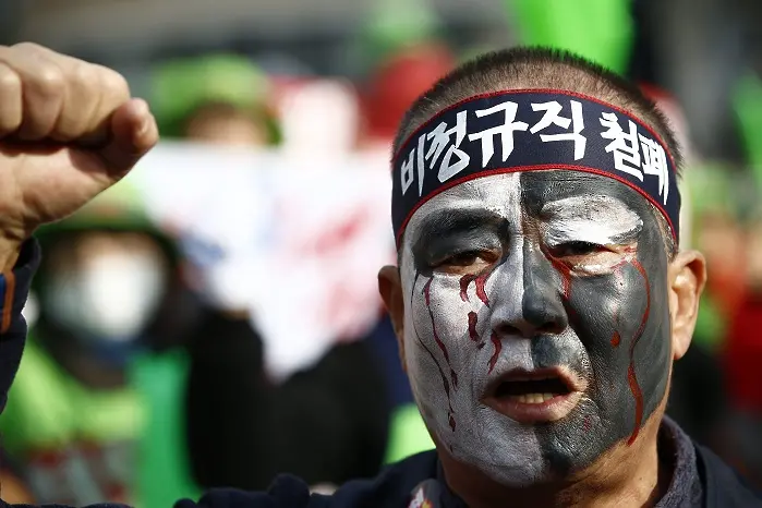 Най-големият протест в света в момента: Южна Корея (СНИМКИ)