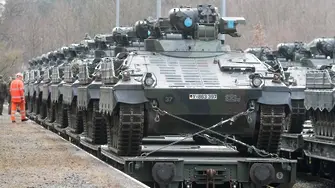 Немски танкове на границата с Русия
