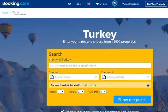 Турция блокира Booking.com