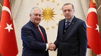 Ердоган поиска от Тилърсън САЩ да спрат подкрепата за кюрдите