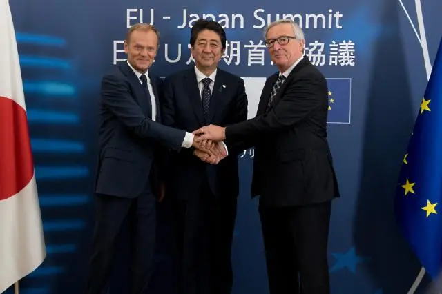 ЕС и Япония се договориха по принцип за свободна търговия